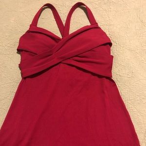 Lululemon Red Workout Top